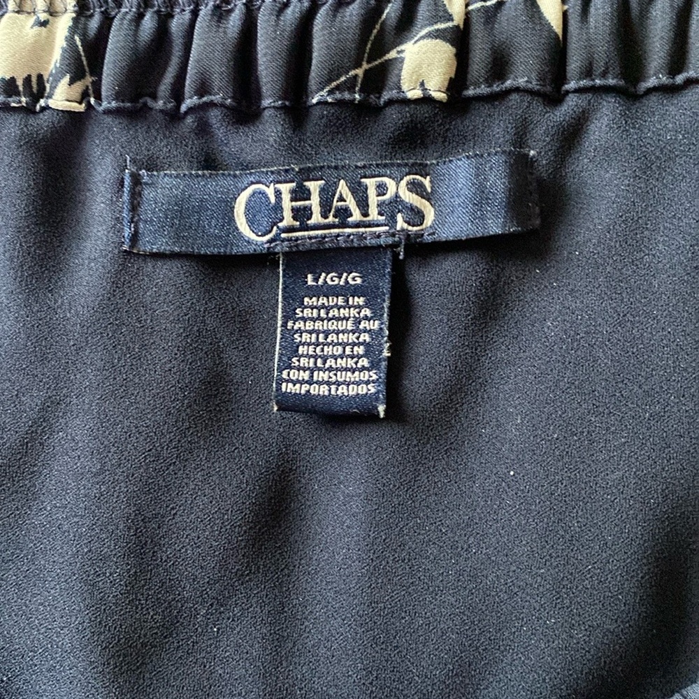 Floral Navy Skirt - Picture 5 of 8